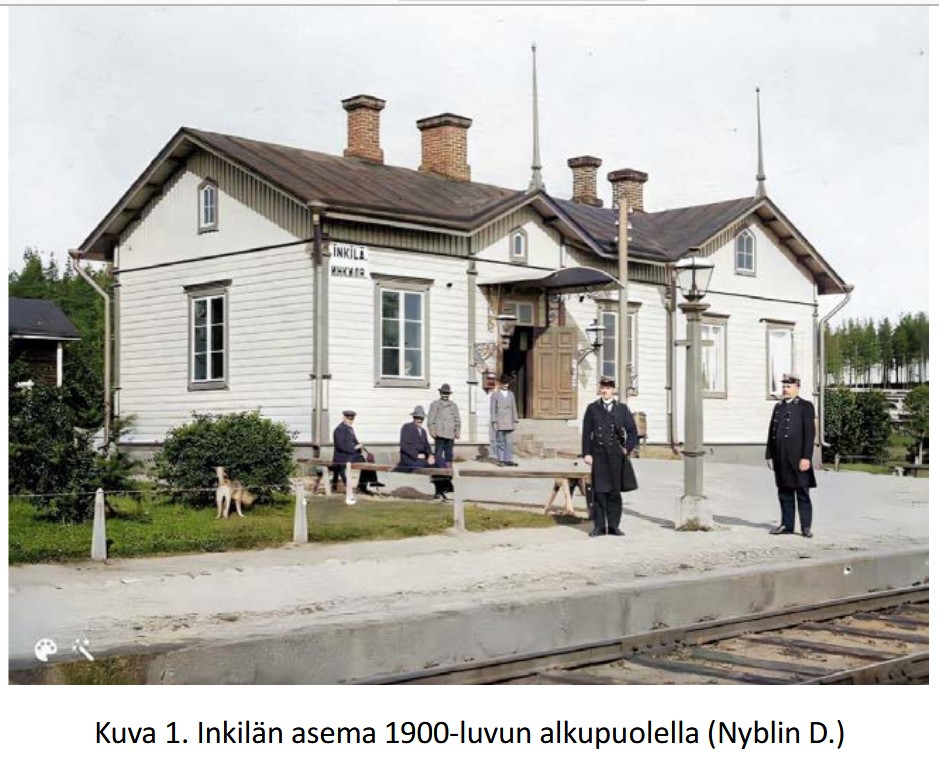 Inkilän asema 1900 Nyblin